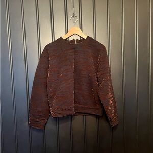 & Other Stories Brown/Black Sweater